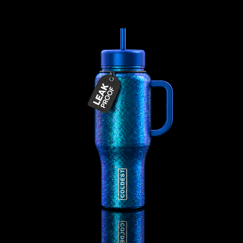 Arctic Aurora water bottle design