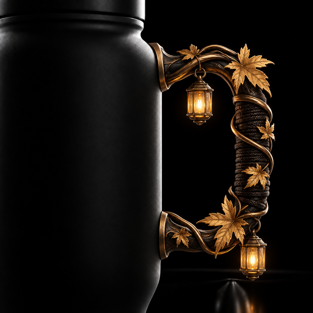 Golden dew water bottle design