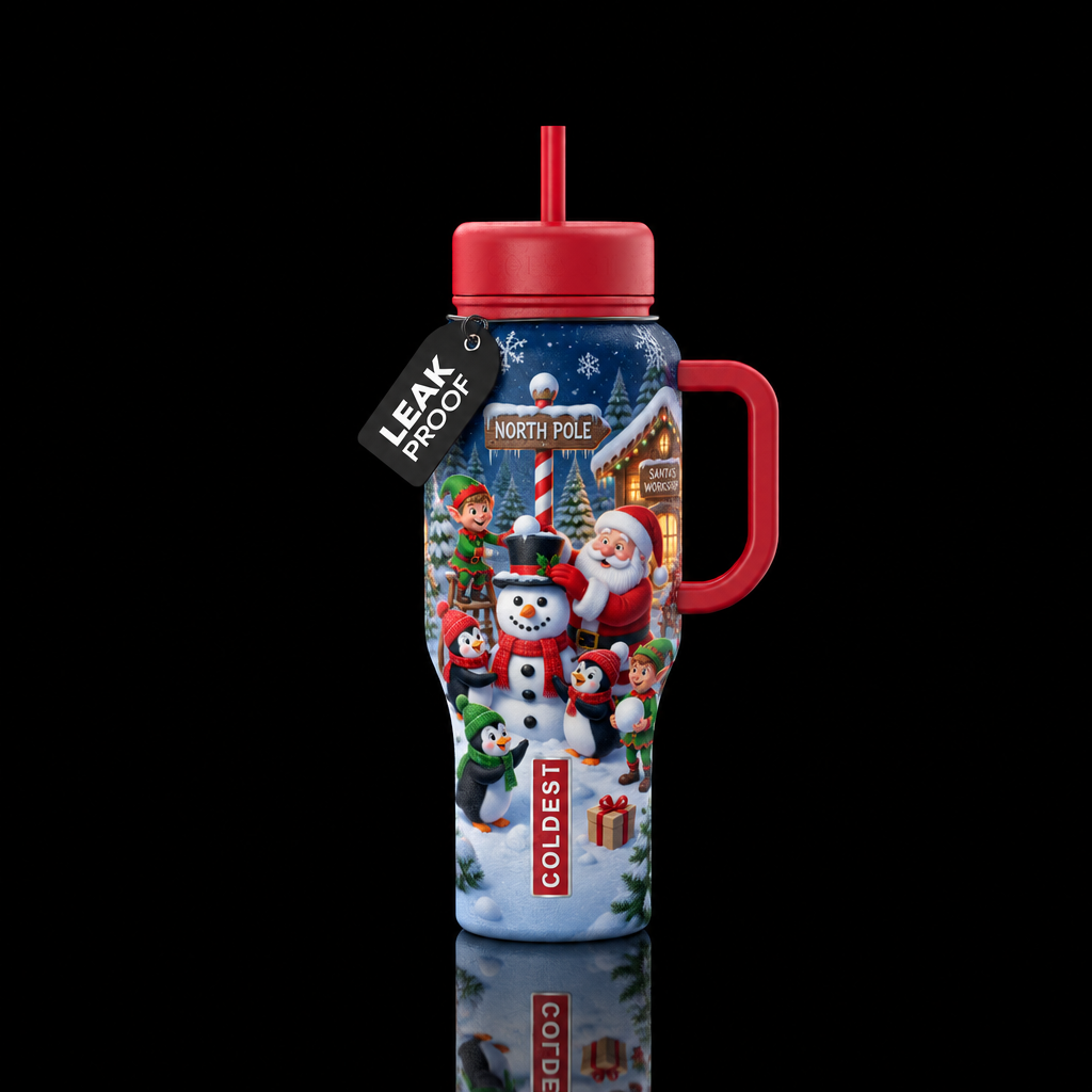 Christmas Joy water bottle design