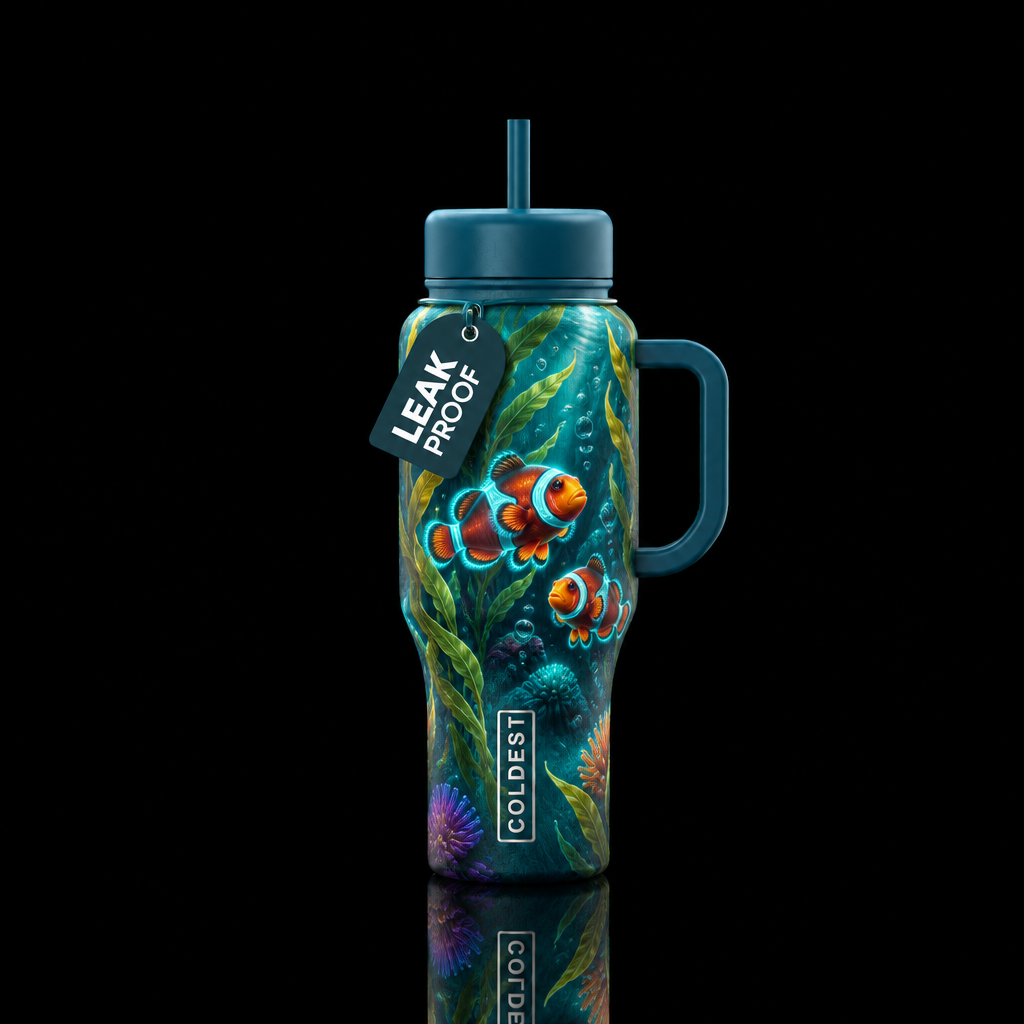 Under the sea water bottle design