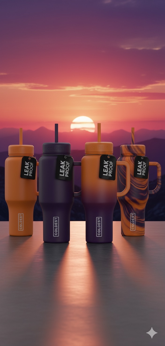 The twilight collection water bottle design