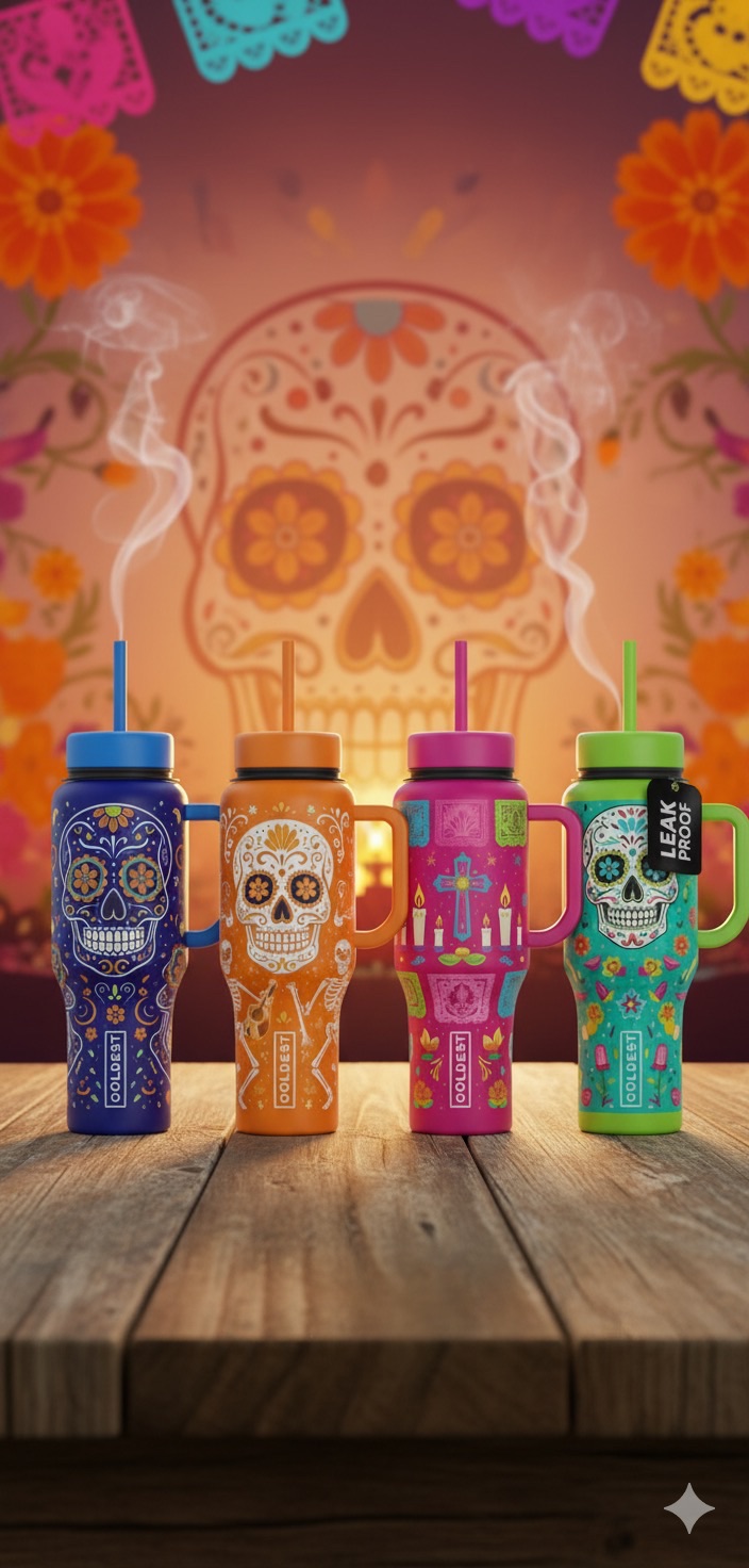 Eternal bloom water bottle design