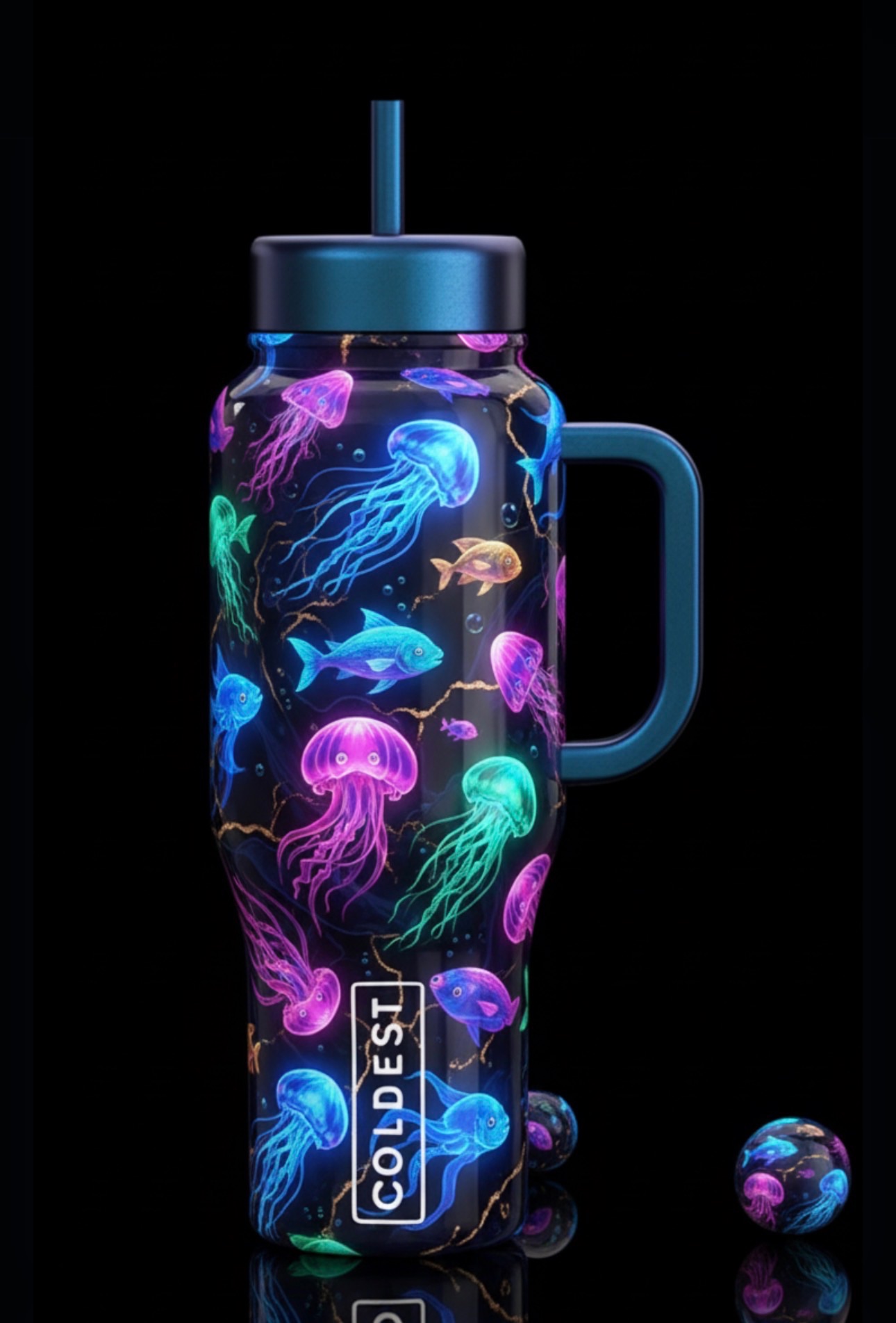 Under the sea 2 water bottle design