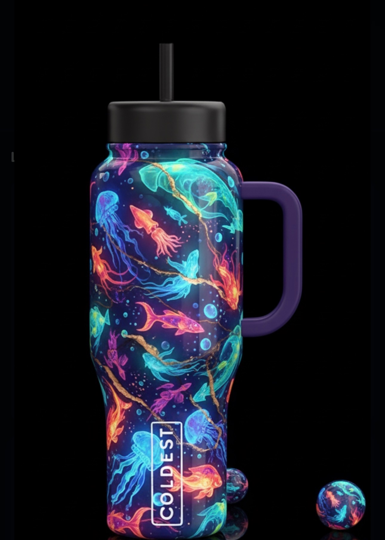 Under the sea 3 water bottle design