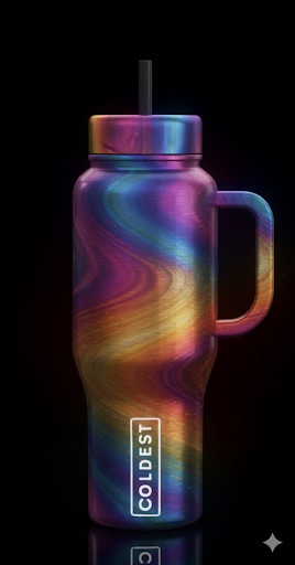Anodized 3 water bottle design