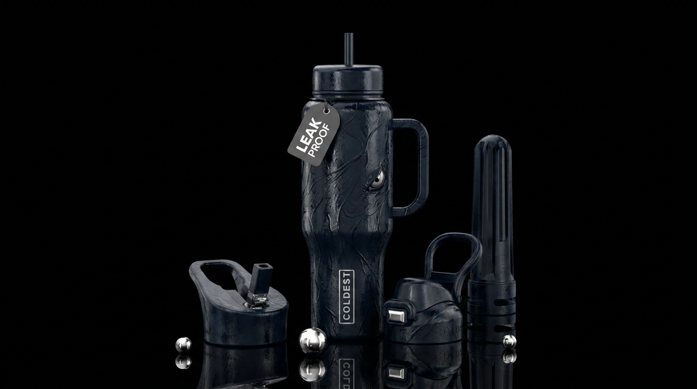 Venom water bottle design