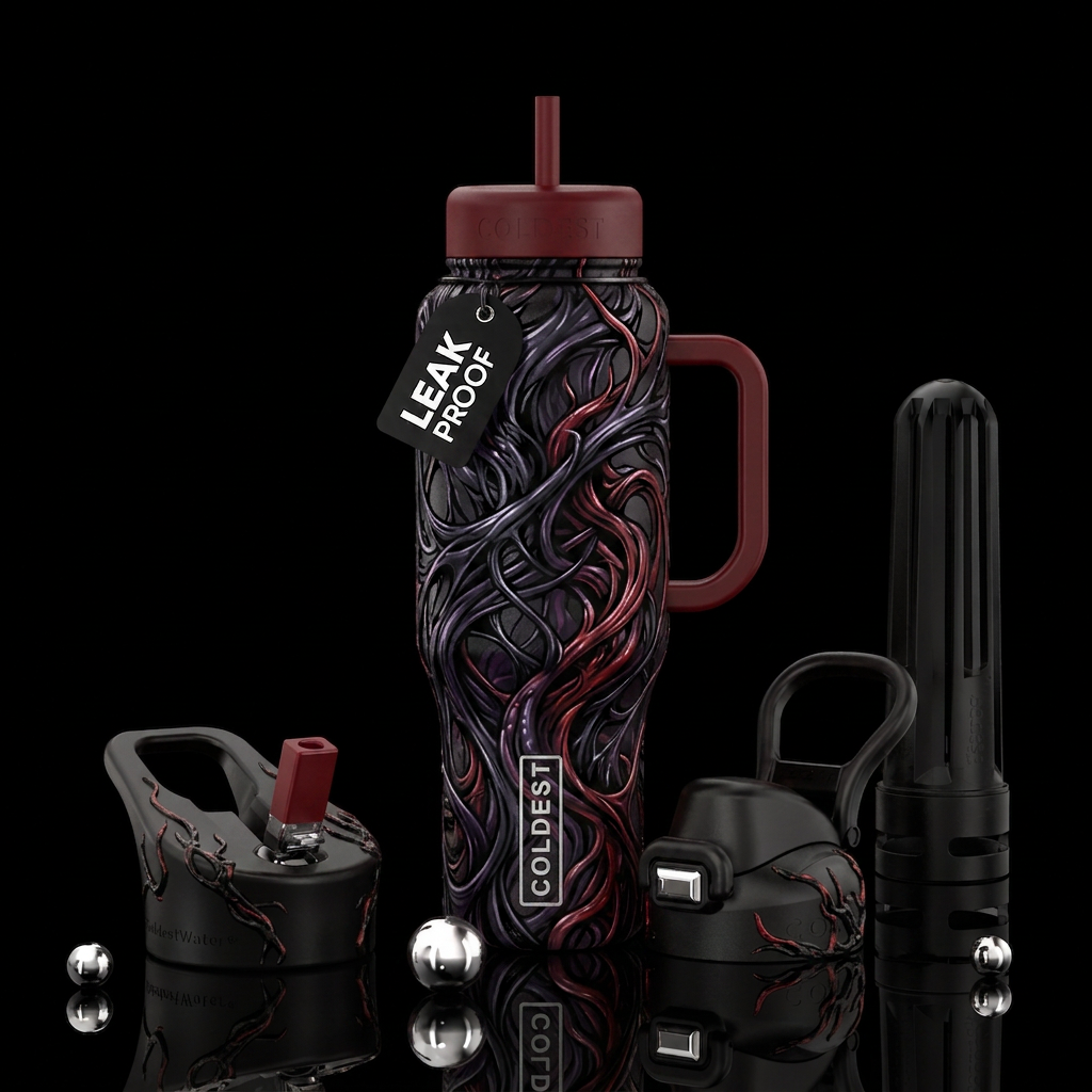 Venom water bottle design
