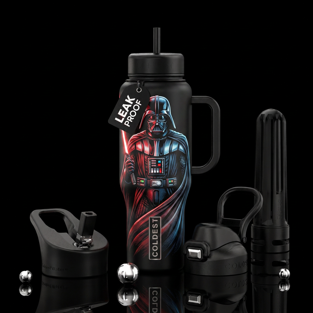 Darth Vader water bottle design