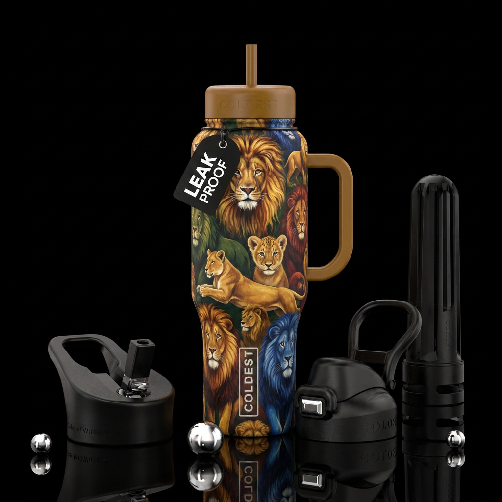 I love lions water bottle design