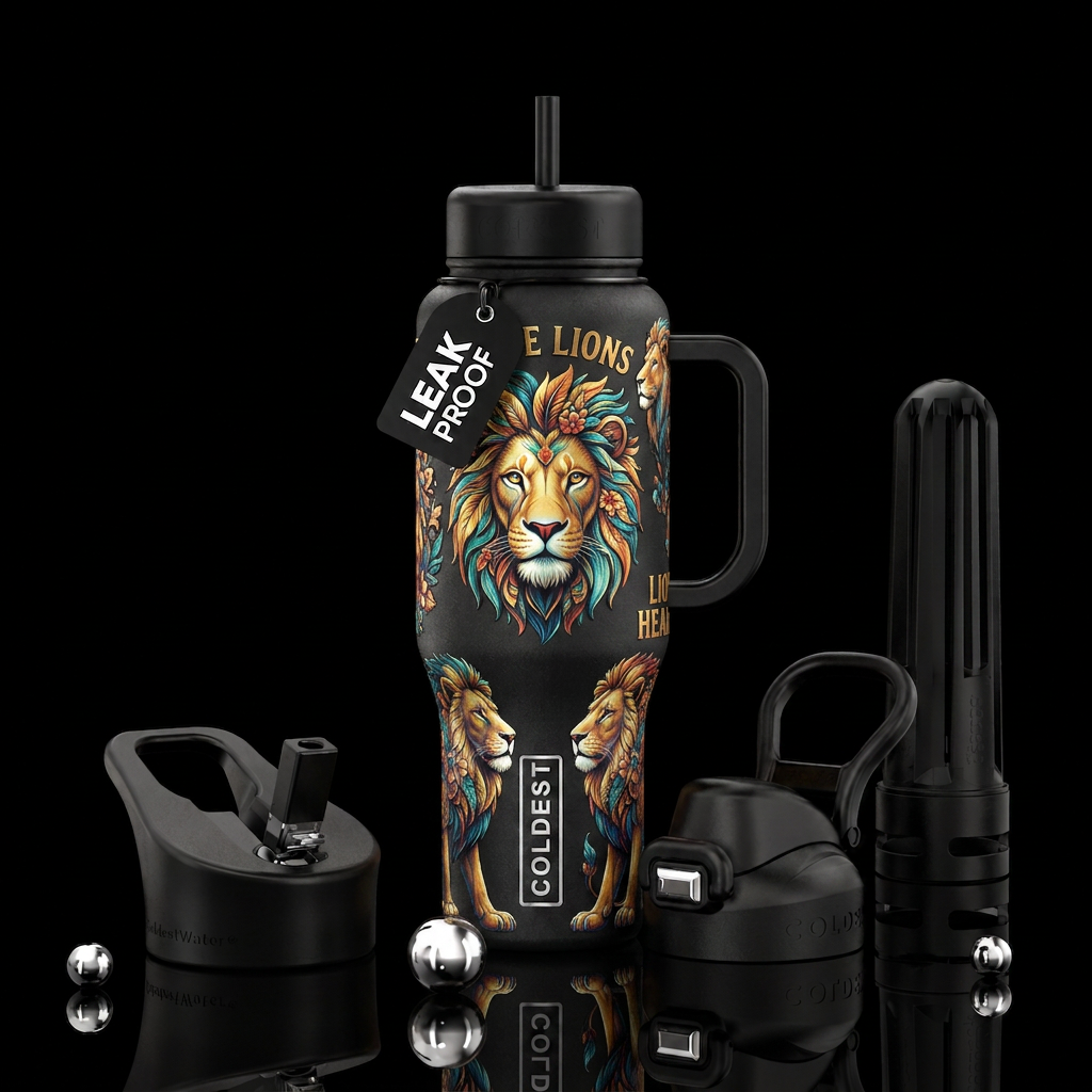 I love lions water bottle design