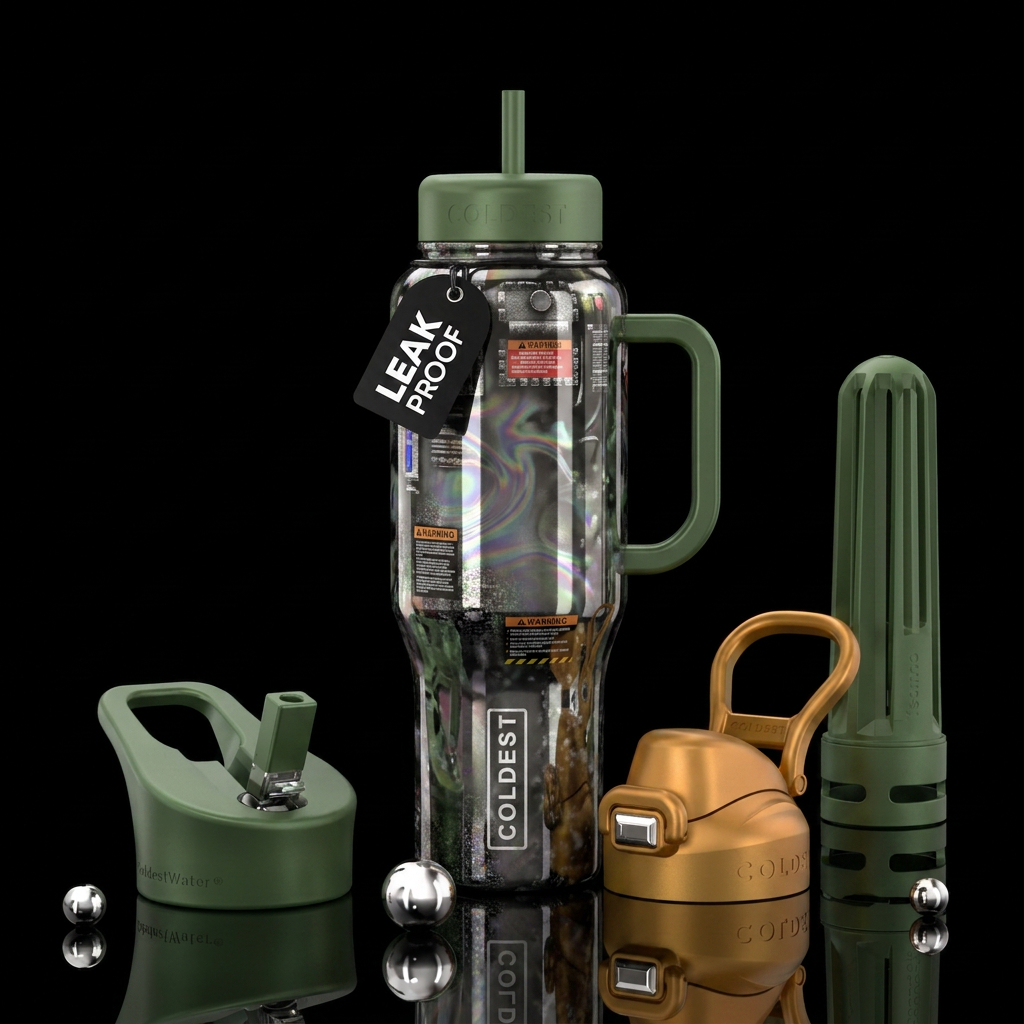 Ghostbusters water bottle design