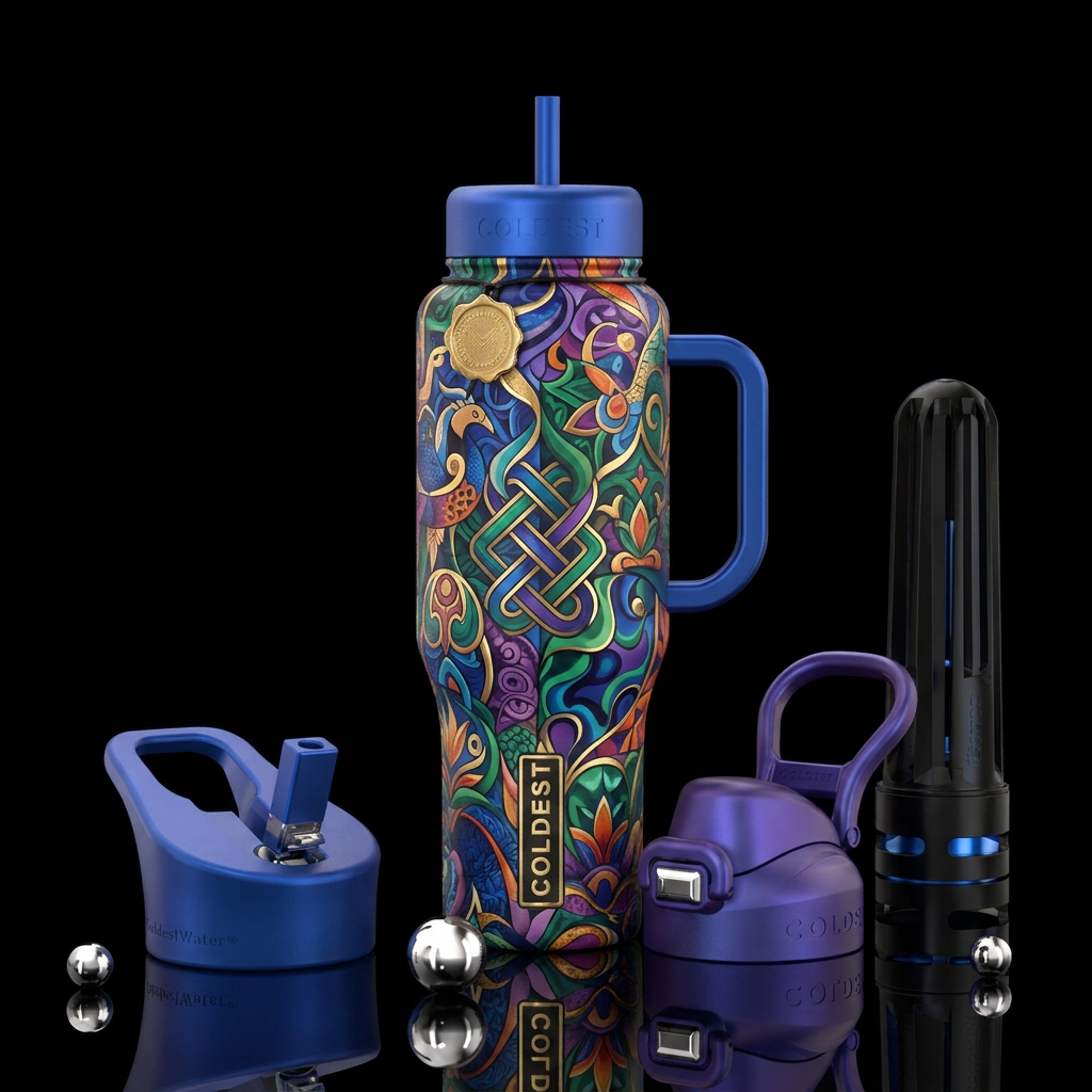 Uncommon designer water bottle design