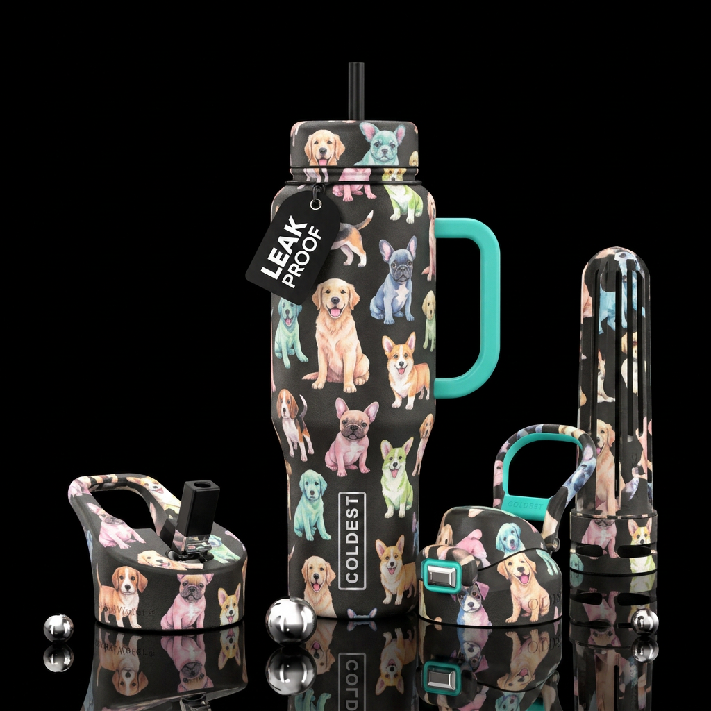 Puppy’s water bottle design