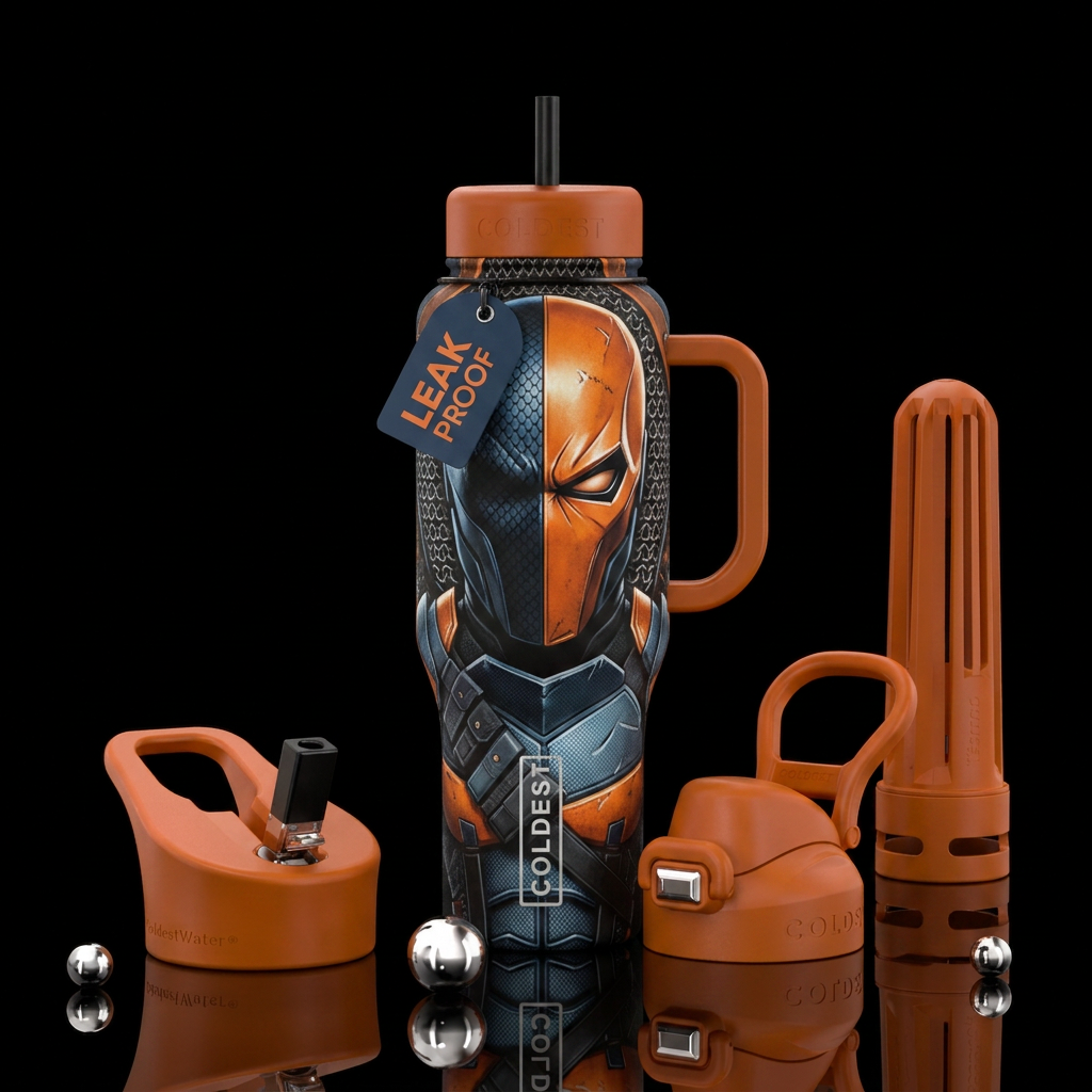 Deathstroke water bottle design
