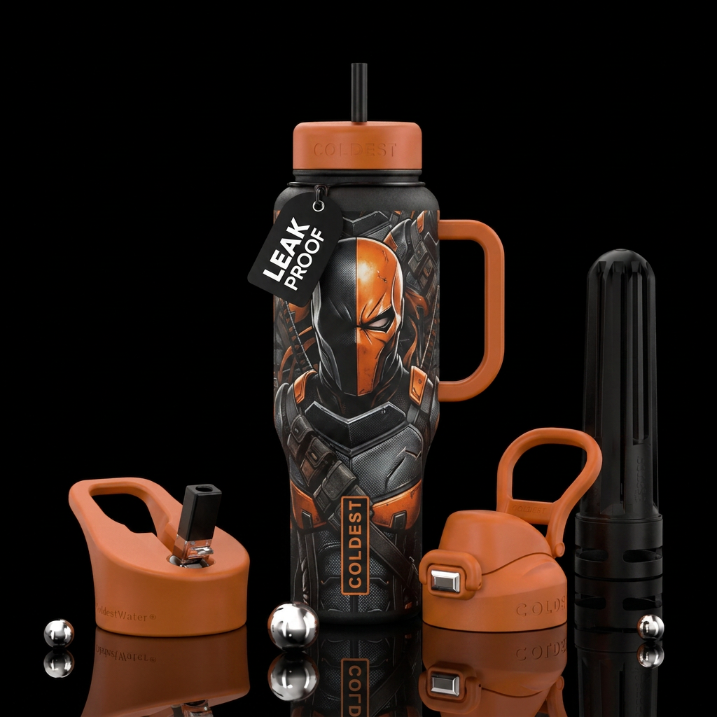 Deathstroke water bottle design