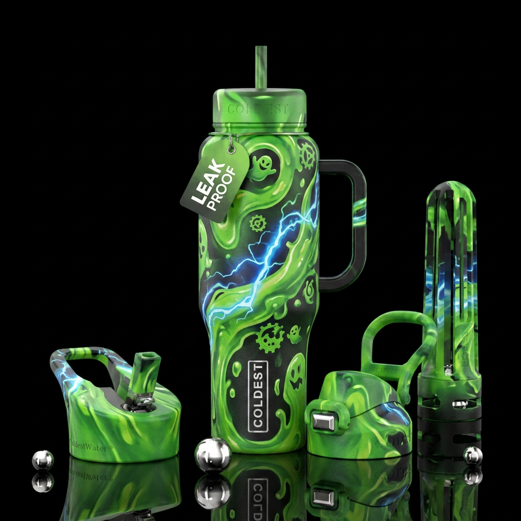 Ghostbusters water bottle design