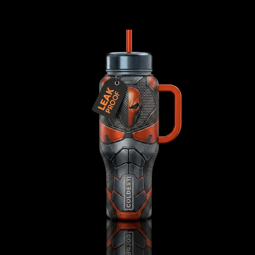 Deathstroke water bottle design