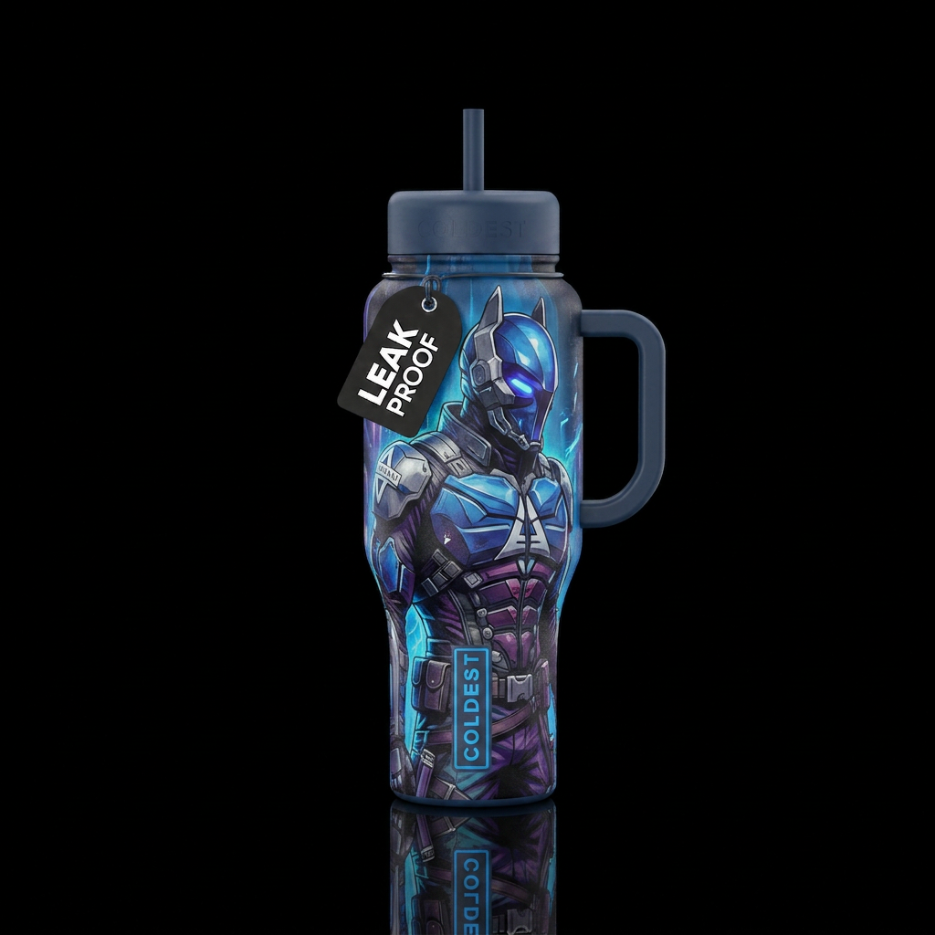 Arkham knight water bottle design