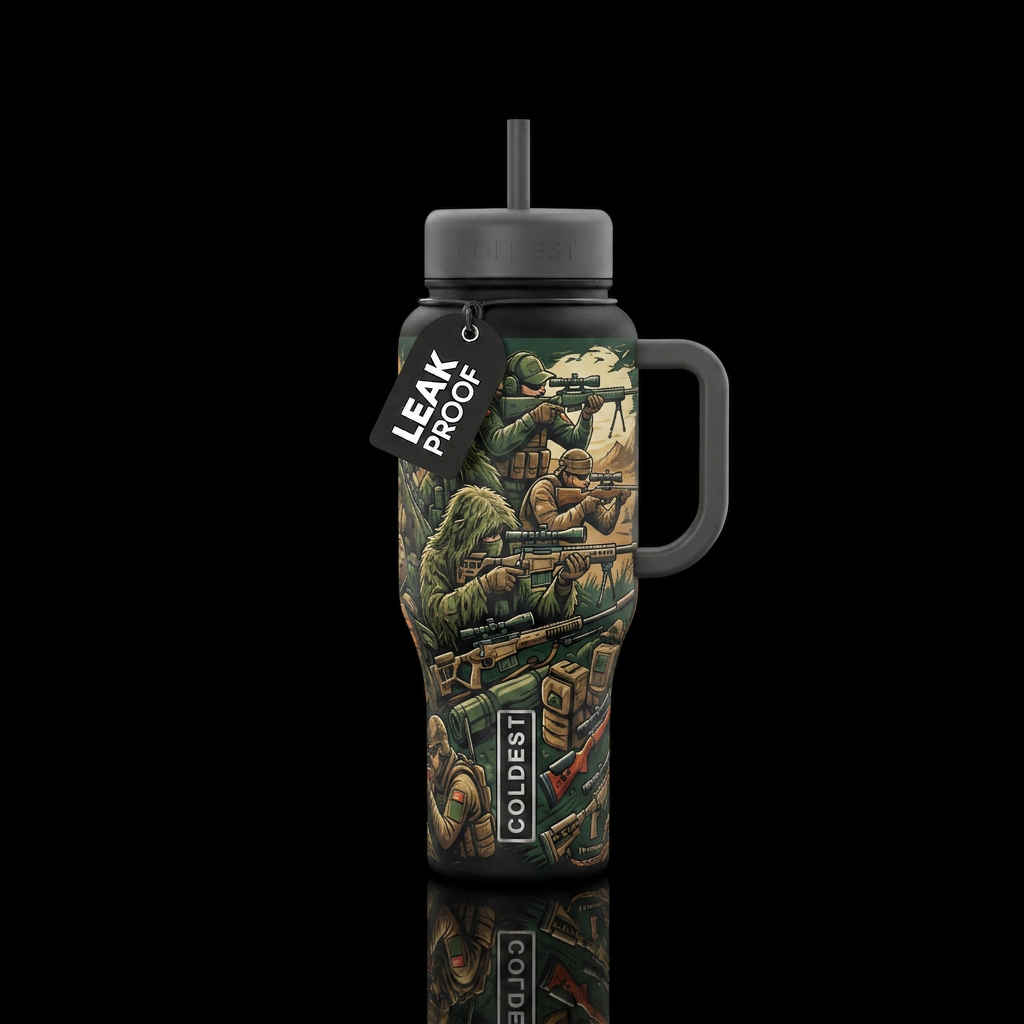 Snipers water bottle design