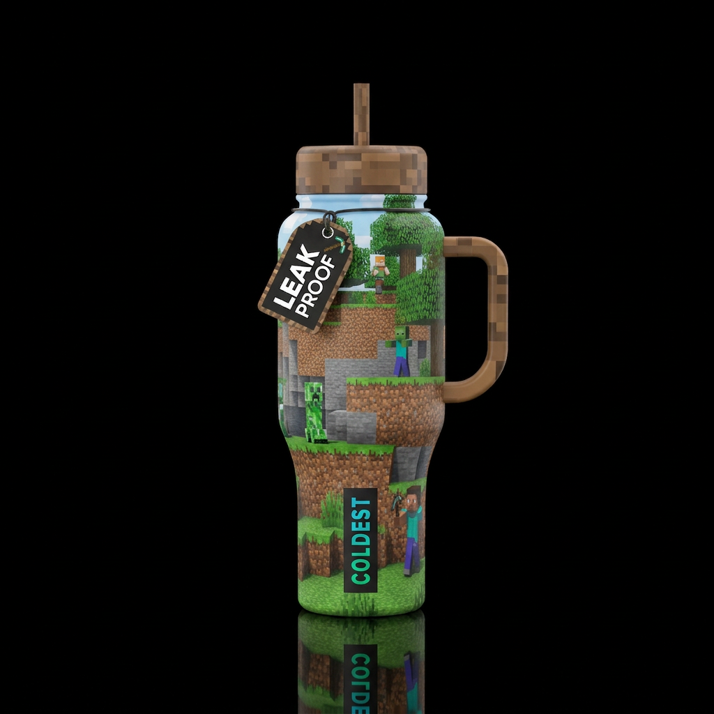 Minecraft water bottle design