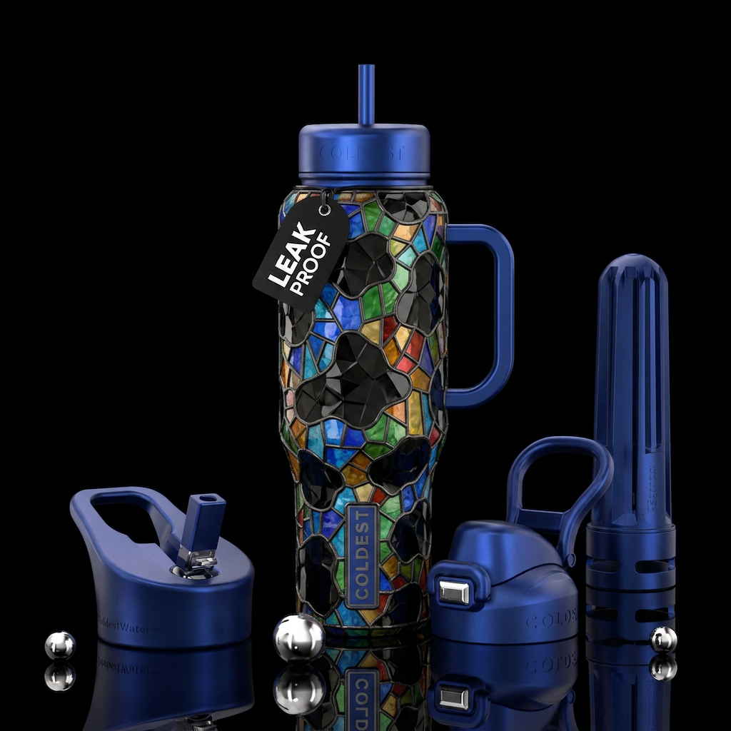 MOO-dy glass water bottle design