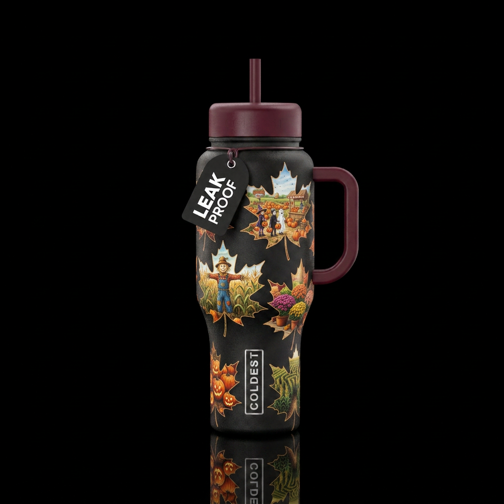 Falling for fall water bottle design