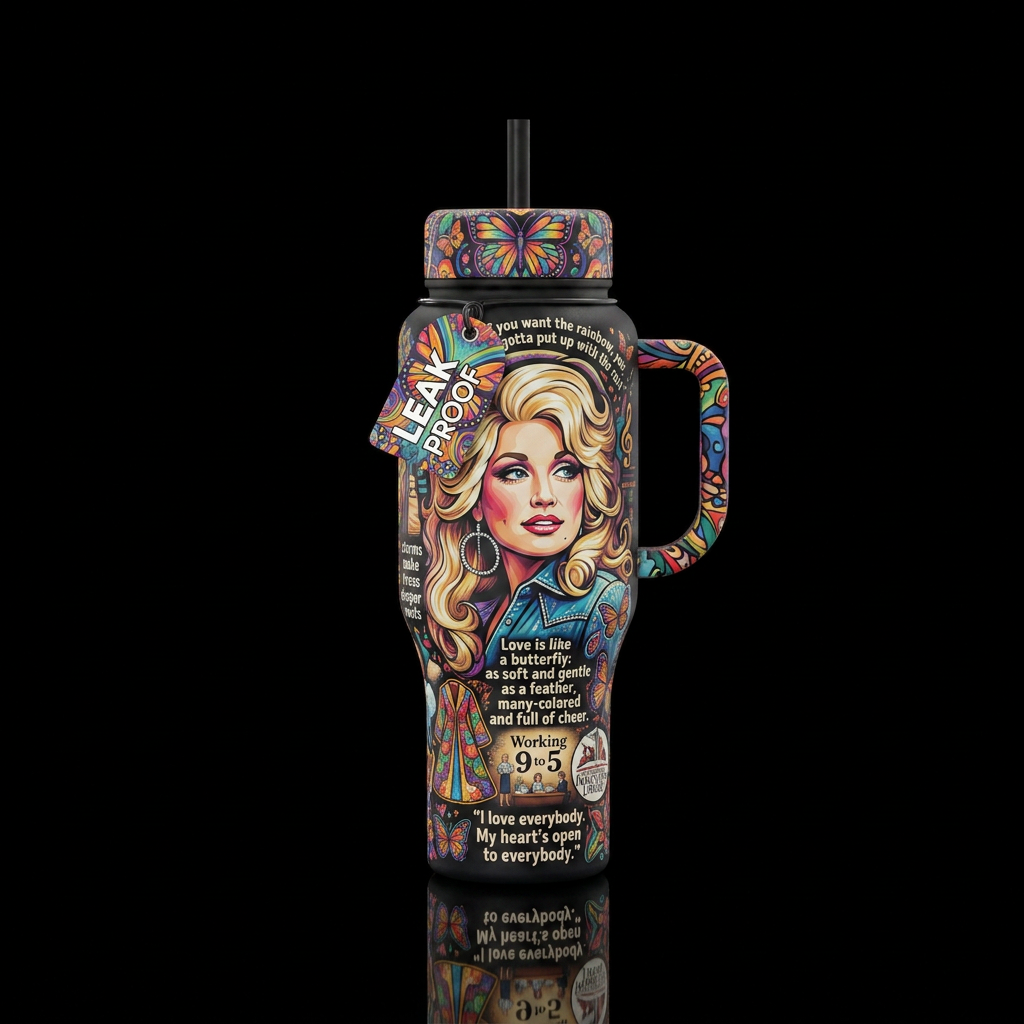 Always Loved water bottle design