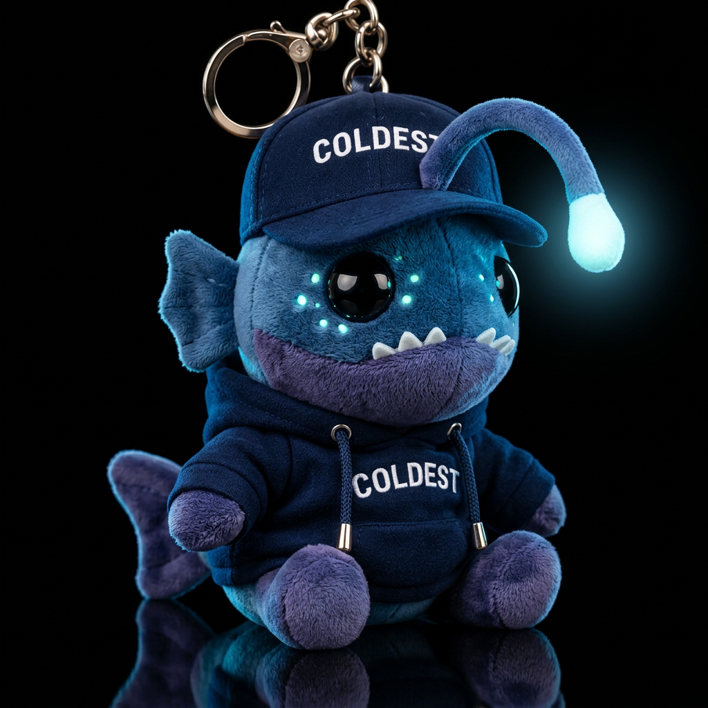 Anglerfish water bottle design