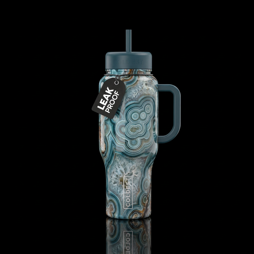 a cold water agate with multi-nodular sedimentary ... water bottle design