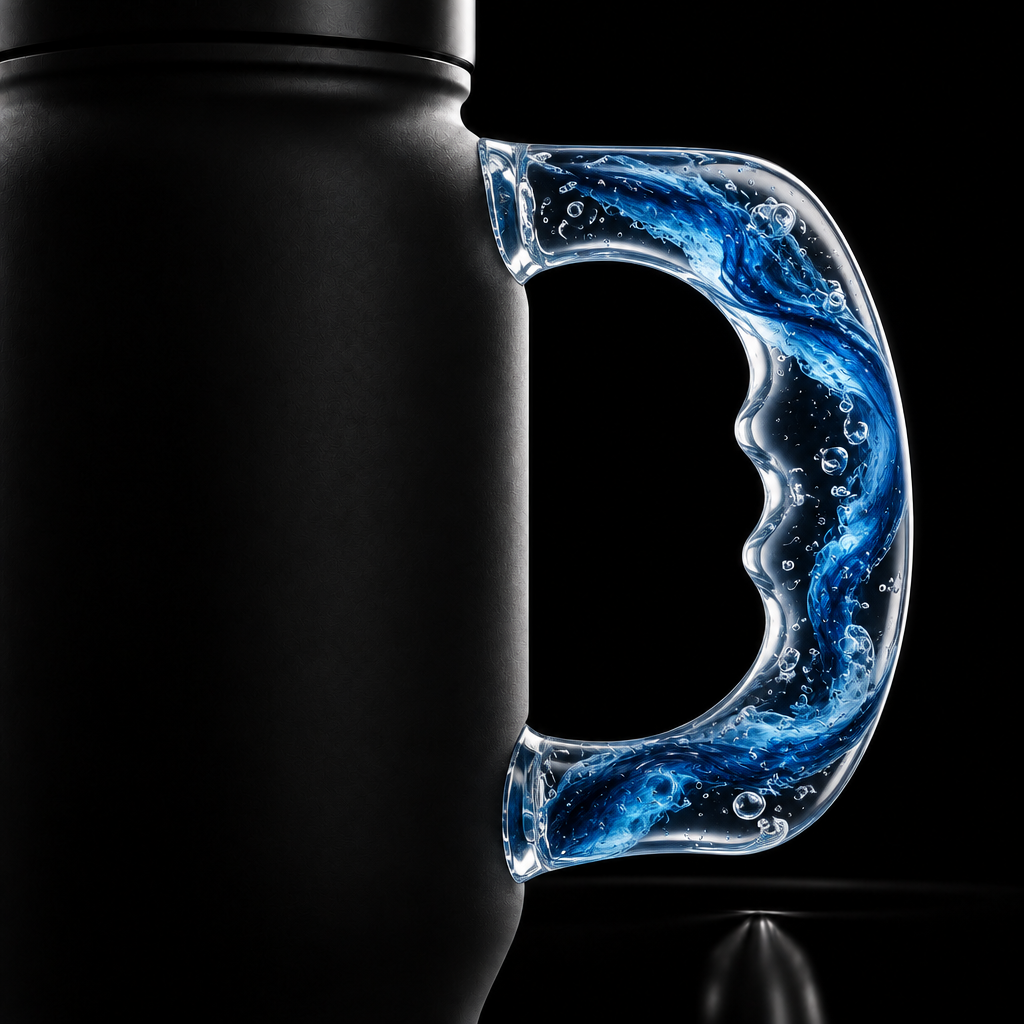 Under water water bottle design