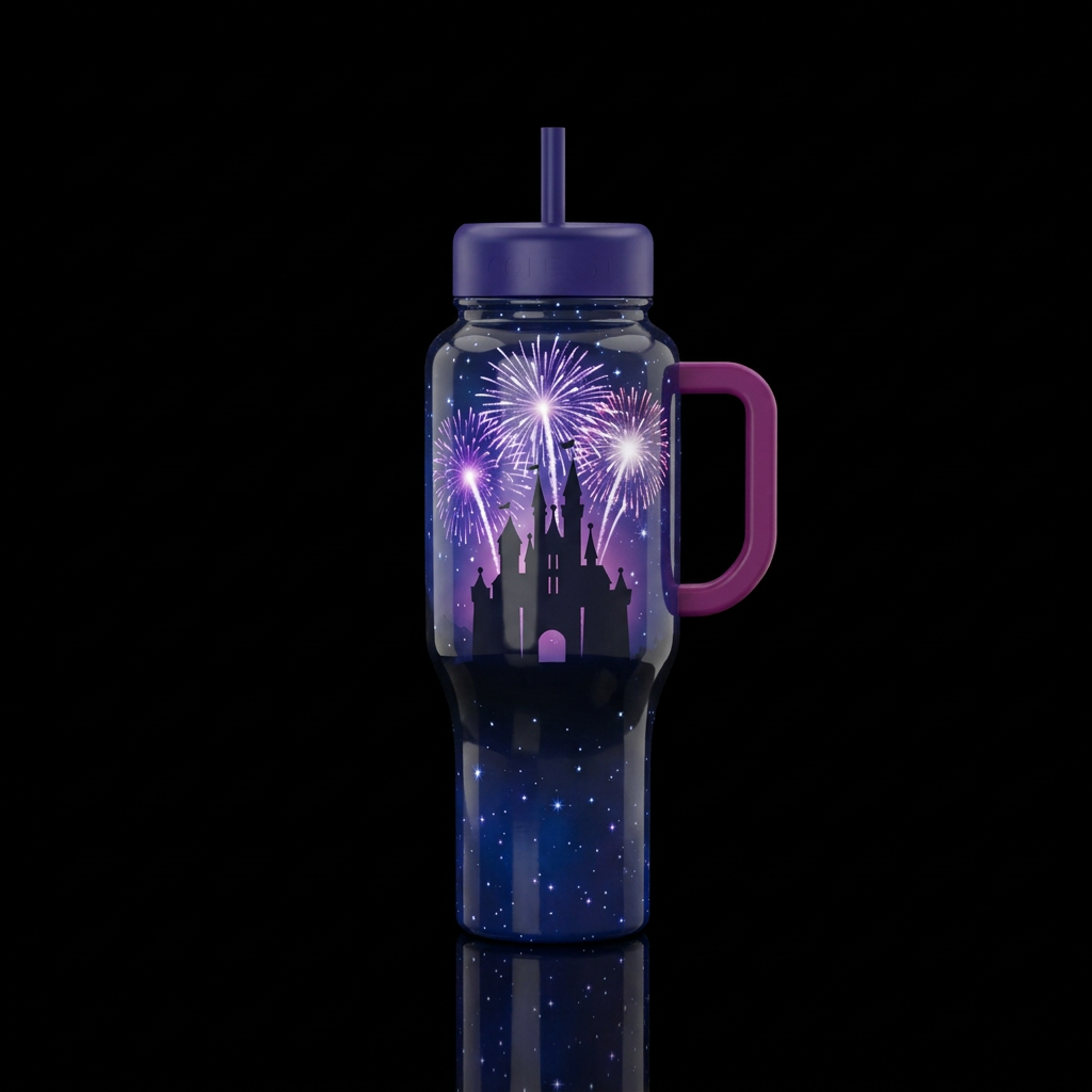 Nighttime Wishes water bottle design