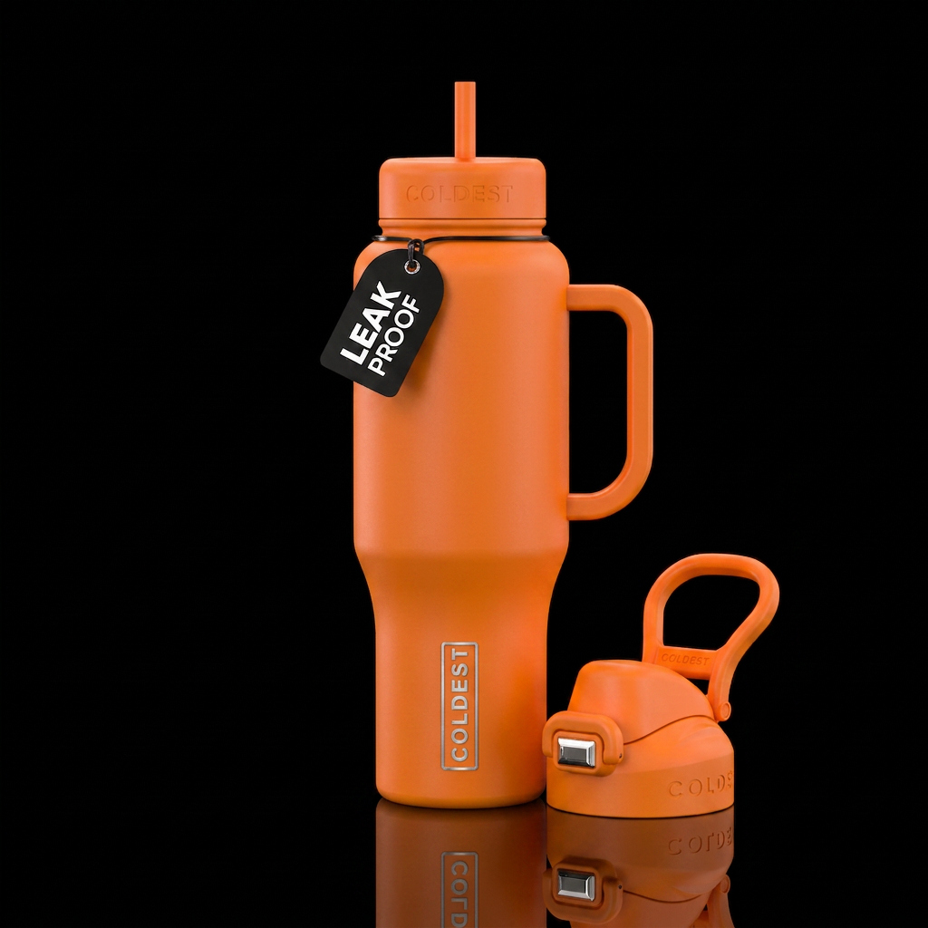 Tennessee orange water bottle design