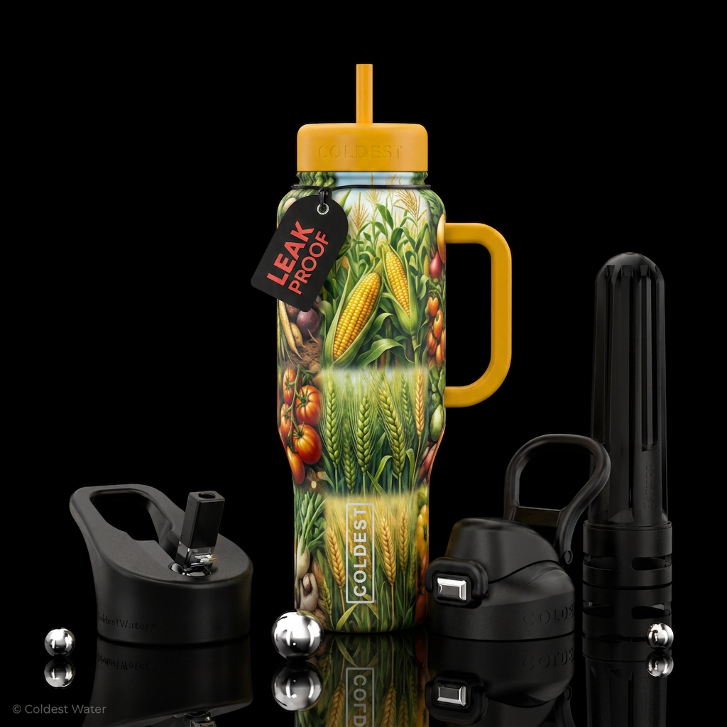 Agriculture water bottle design