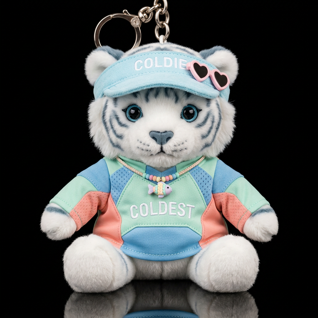 Surfing Sascha Tiger water bottle design