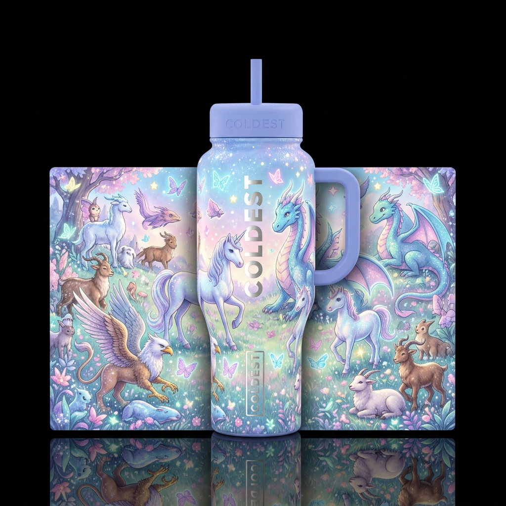Magical Fantasy - Version 1 water bottle design
