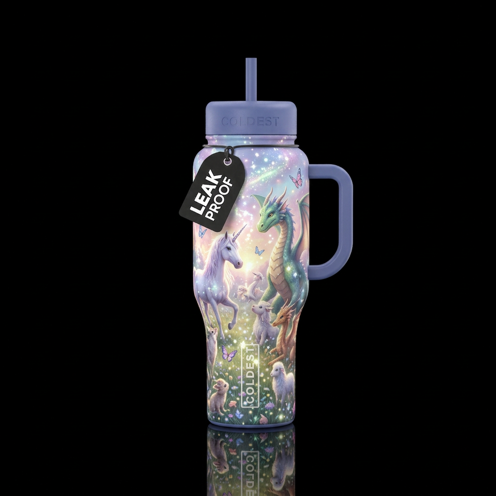 Magical Fantasy - Version 2 water bottle design