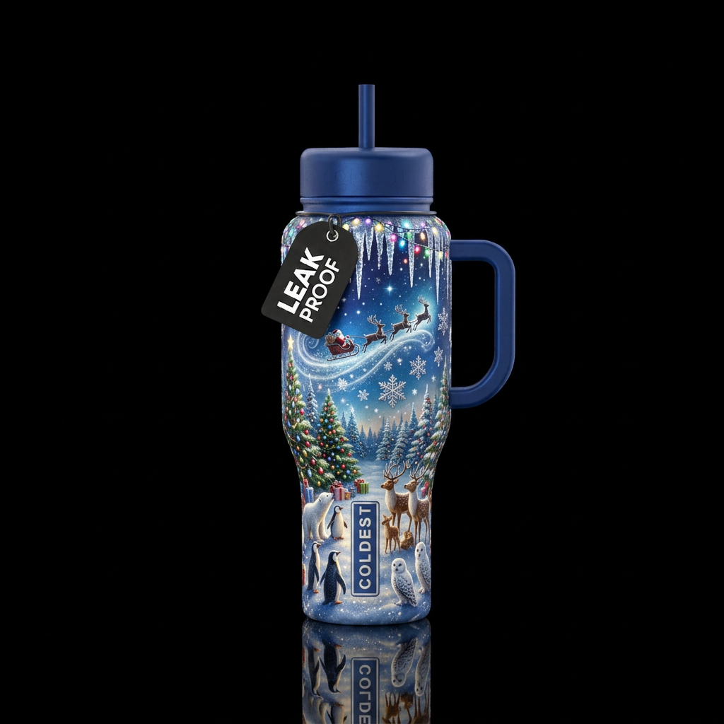 Frostbound water bottle design