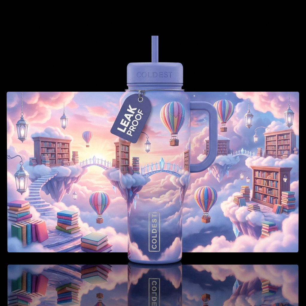 Storycloud water bottle design