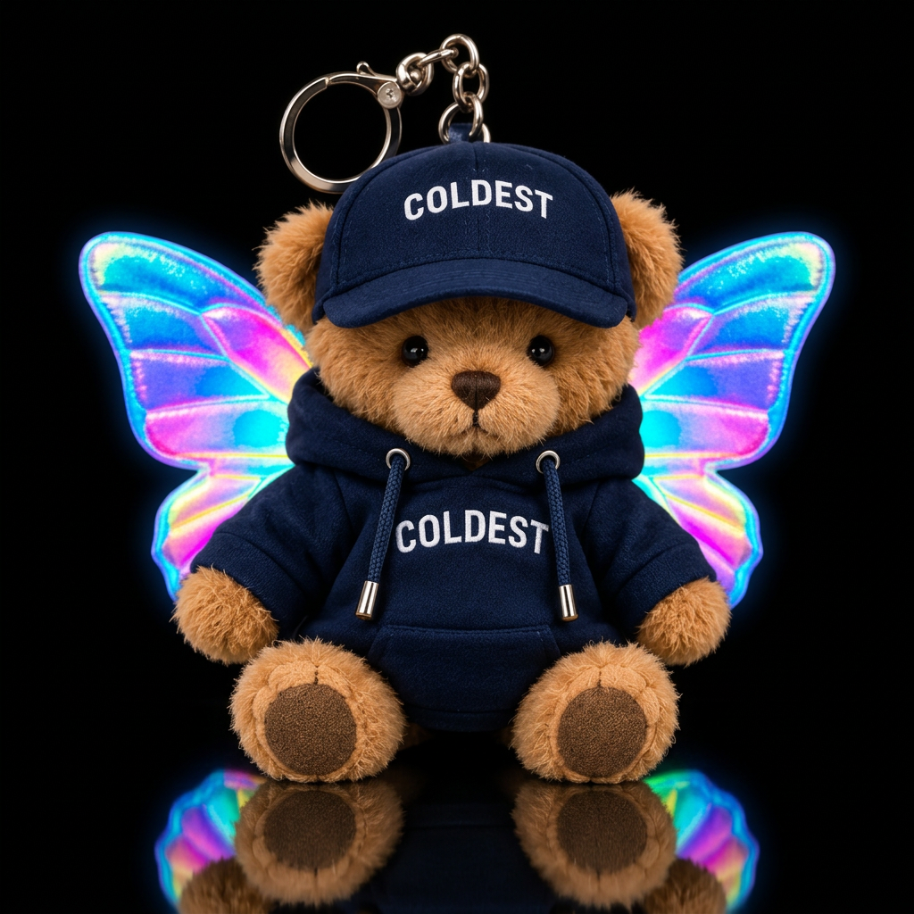 Butterfly neon colored big wings water bottle design