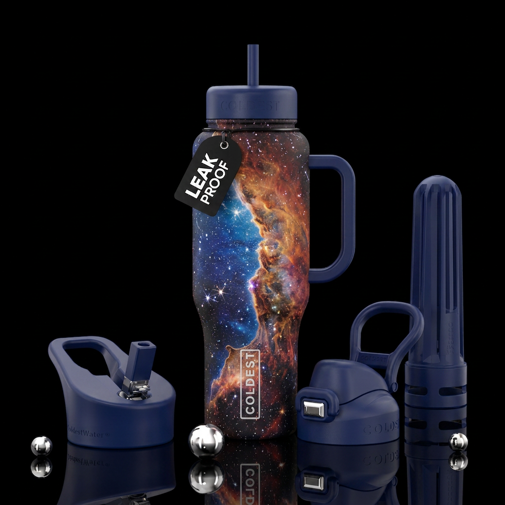 Big bang water bottle design