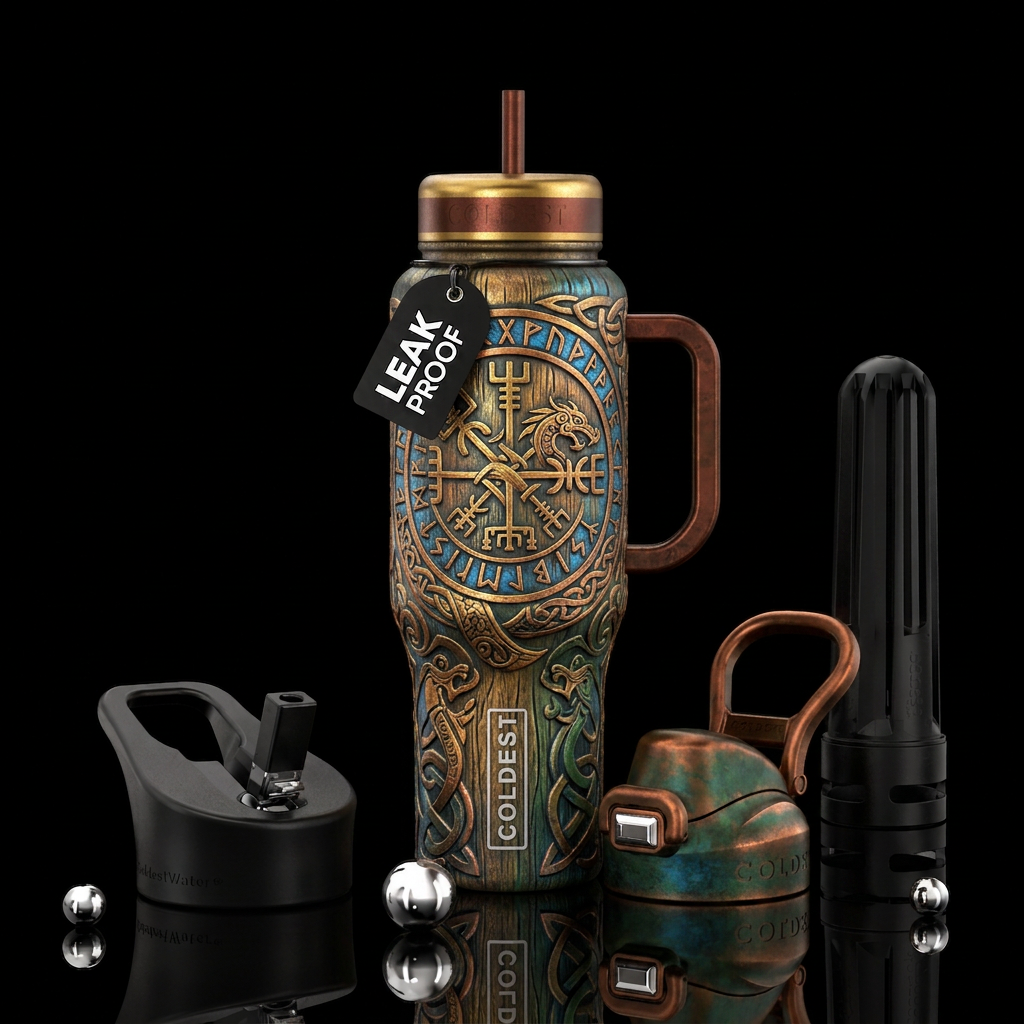 Viking wad water bottle design