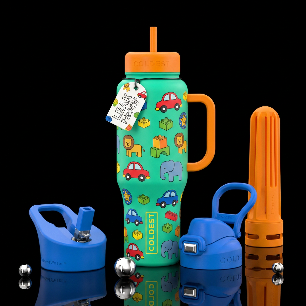 Child's play water bottle design