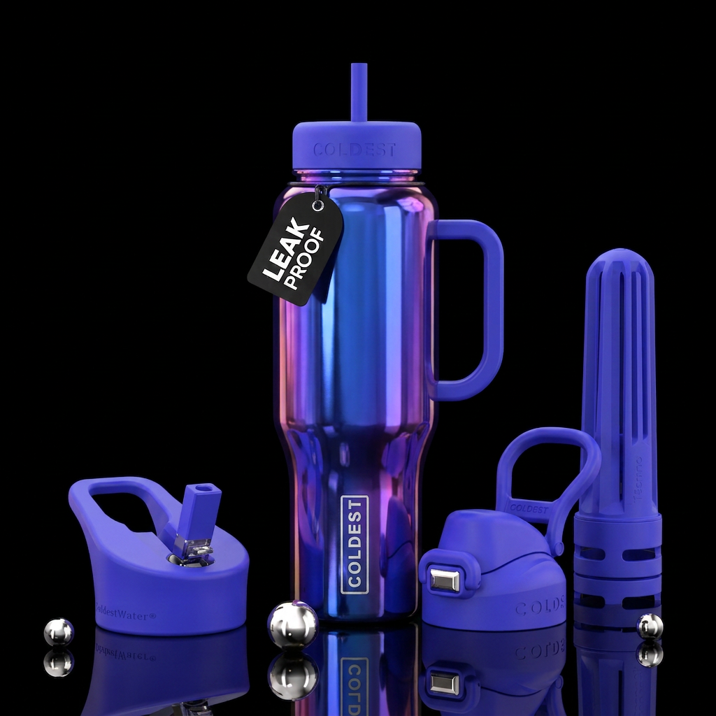 Triple threat water bottle design