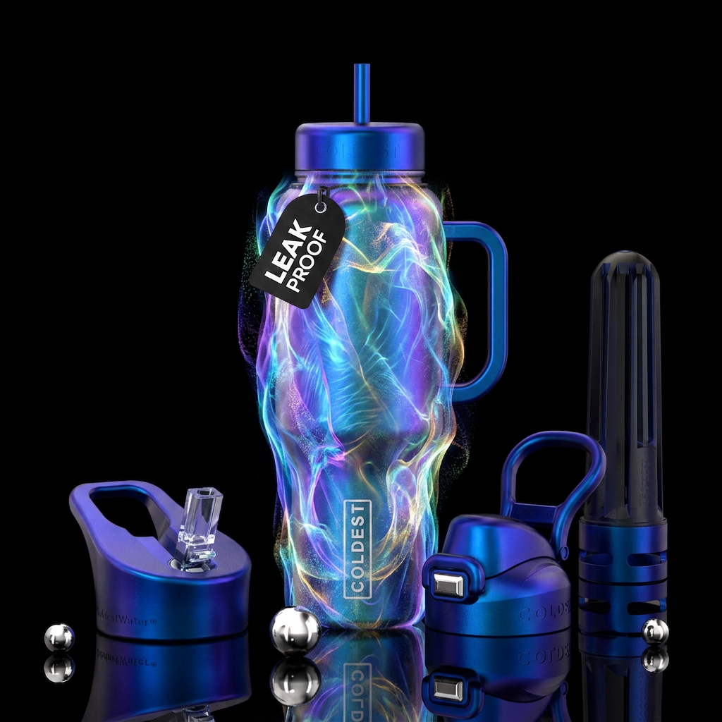 Lifting aura water bottle design