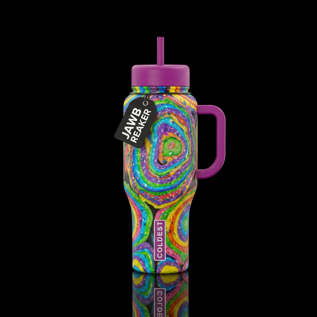 jawbreaker water bottle design