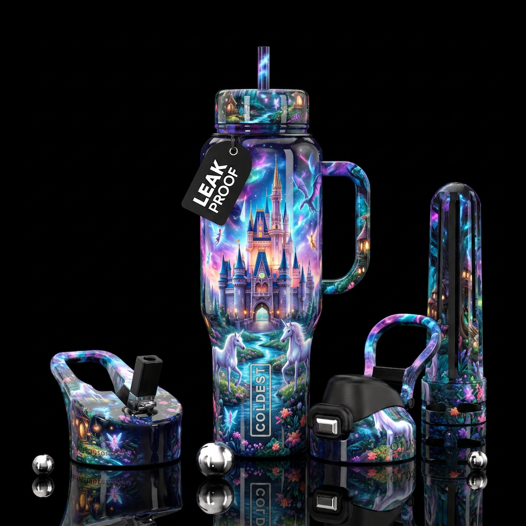 Spellbound Springs water bottle design