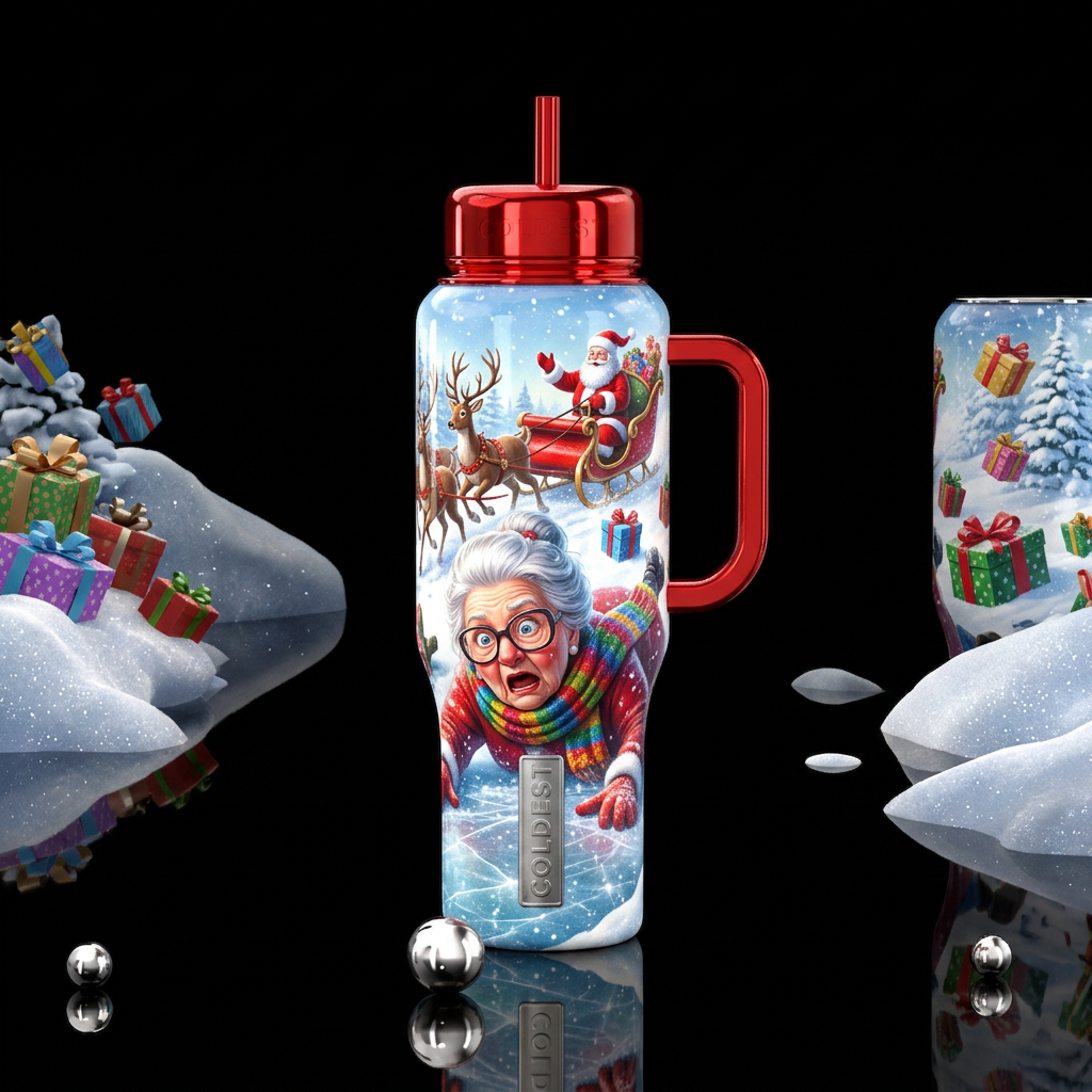 Grandma Got Ran Over water bottle design