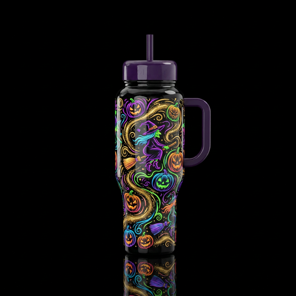 This Is Halloween water bottle design
