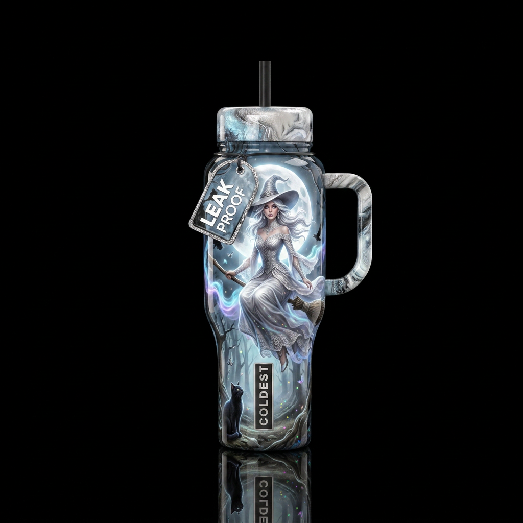 Belle de Lune (Beauty of the Moon) water bottle design