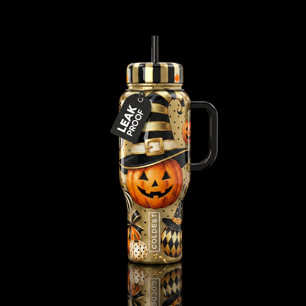 Boo, Please water bottle design